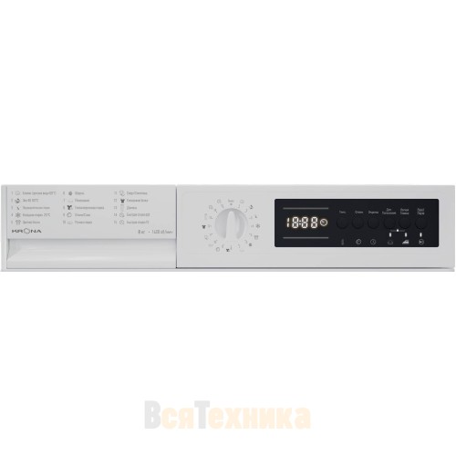 Встраиваемая стиральная машина Krona KALISA 1400 8K WHITE