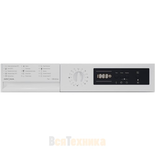 Встраиваемая стиральная машина Krona KAYA 1200 7K WHITE
