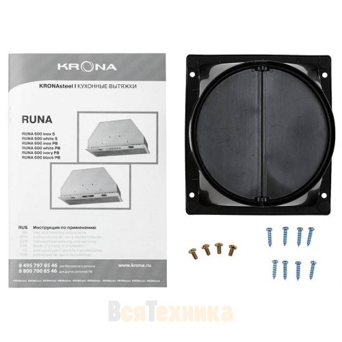Вытяжка Krona RUNA 600 inox S