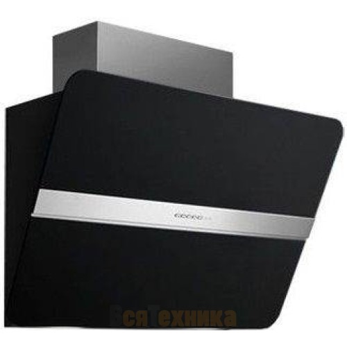 Вытяжка Falmec Silence FLIPPER NRS 85 inox vetro nero (800)