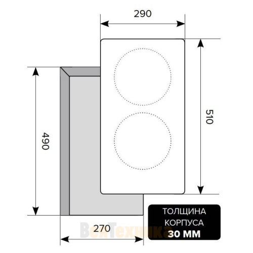Варочная панель LEX EVE 320 WH