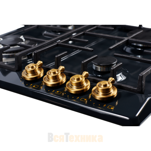 Газовая варочная панель Kuppersberg FV6TGRZ ANT BRONZE
