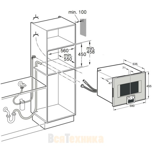 Духовой шкаф-пароварка Gaggenau BS 474-110