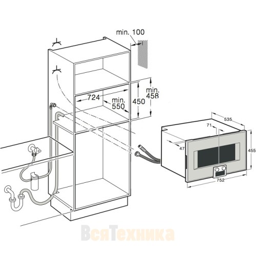 Духовой шкаф-пароварка Gaggenau BS 485-110