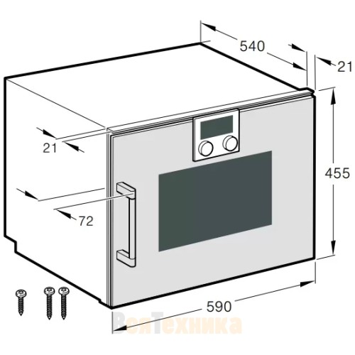 Комбинированный духовой шкаф-пароконвектомат Gaggenau BSP260111