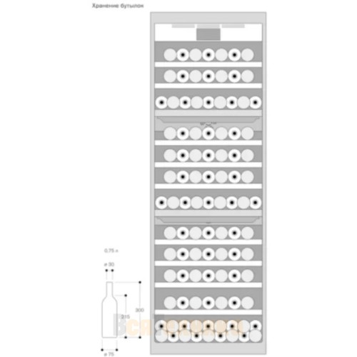 Полновстраиваемый винный шкаф Gaggenau RW466364