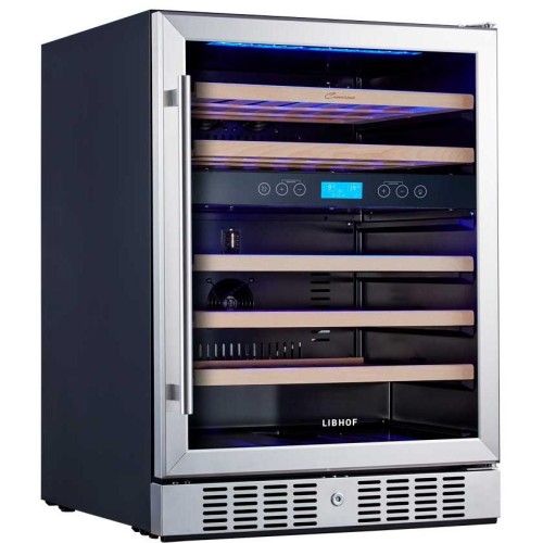 Встраиваемый винный шкаф Libhof Connoisseur CTD-46 Silver