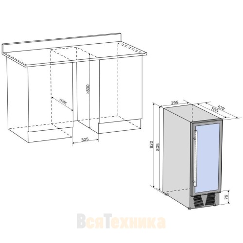 Встраиваемый винный шкаф Libhof Connoisseur CX-19 White