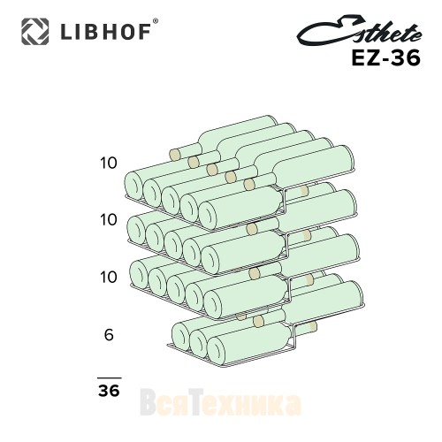Винный шкаф Libhof EZ-36 Black