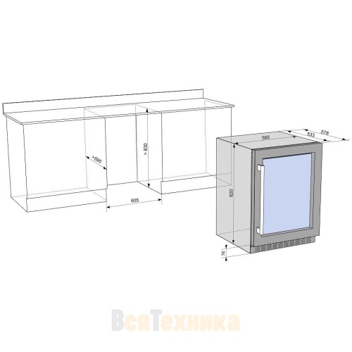 Винный шкаф Libhof EZ-36 Black