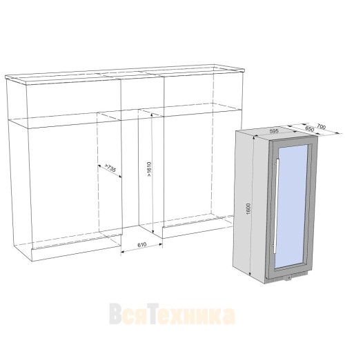Винный шкаф Libhof EZD-104 Black