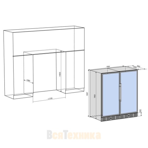 Винный шкаф Libhof Sommelier SOD-254 Silver