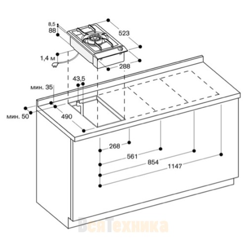 Варочная панель Gaggenau VG 231-234