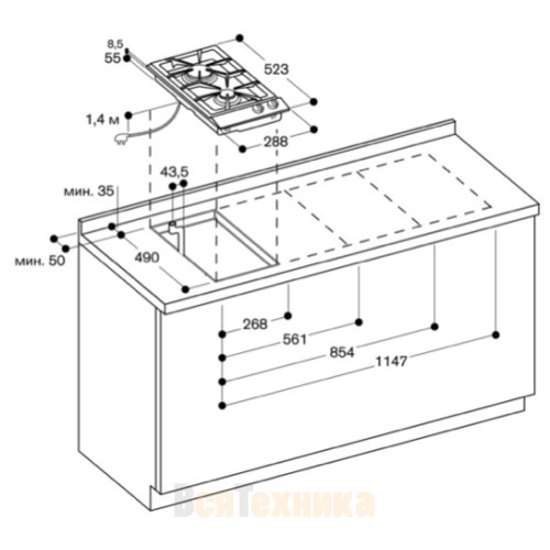 Варочная панель Gaggenau VG 232-234
