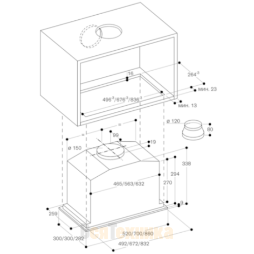 Встраиваемая вытяжка Gaggenau AC200181