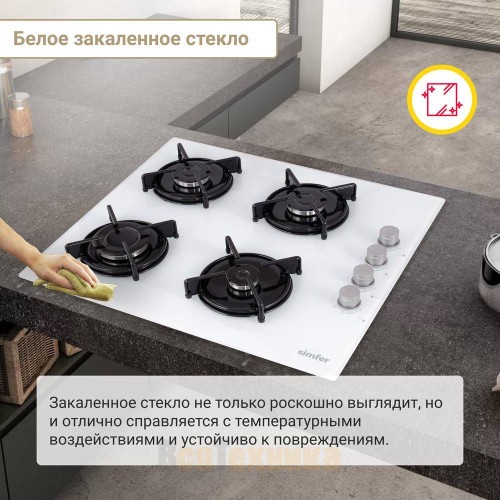 Газовая варочная панель Simfer H60K40C000