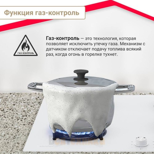 Газовая варочная поверхность Simfer H60N41W571