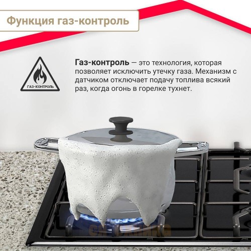 Газовая варочная панель Simfer H60Q40B570