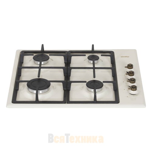 Газовая варочная панель Simfer H60Q40O420