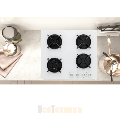 Газовая варочная поверхность Simfer H60N40W570