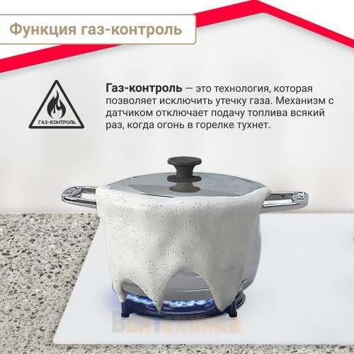 Газовая варочная панель Simfer H60K40C000