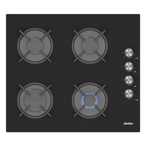 Газовая варочная панель Simfer H60K40S000TB