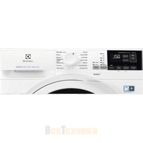 Стирально-сушильная машина Electrolux EW7WR468W
