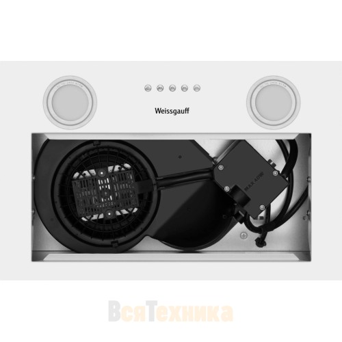 Кухонная встраиваемая вытяжка Weissgauff BOX 452 White