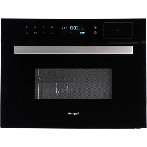 Встраиваемый компактный духовой шкаф с СВЧ и паром Weissgauff OEMS 459 PDB