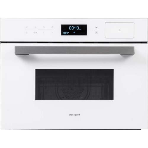 Встраиваемый компактный духовой шкаф с СВЧ и паром Weissgauff OEMS 459 PDW