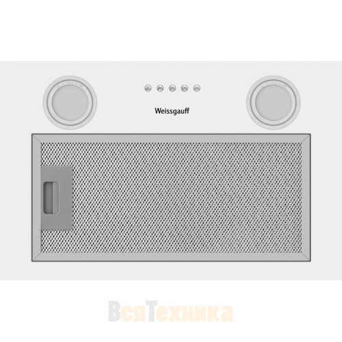Кухонная встраиваемая вытяжка Weissgauff BOX 452 White