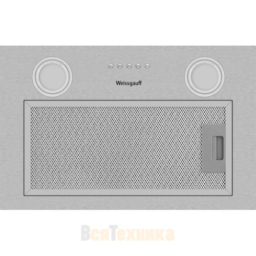Кухонная встраиваемая вытяжка Weissgauff BOX 455 Inox