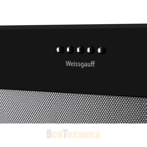 Кухонная встраиваемая вытяжка Weissgauff BOX 850 BL