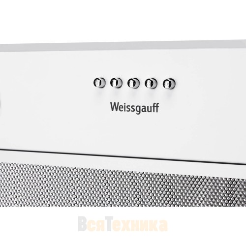 Кухонная встраиваемая вытяжка Weissgauff BOX 850 WH
