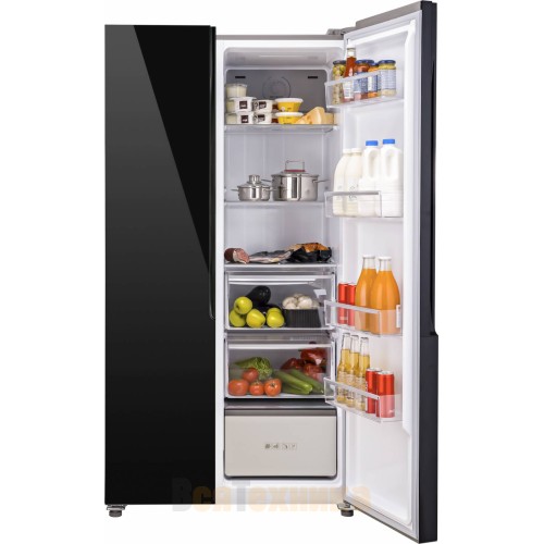 Отдельностоящий холодильник с инвертором Weissgauff WSBS 736 NFBG Inverter Professional