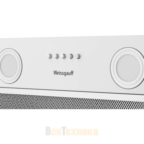Кухонная встраиваемая вытяжка Weissgauff BOX 452 White