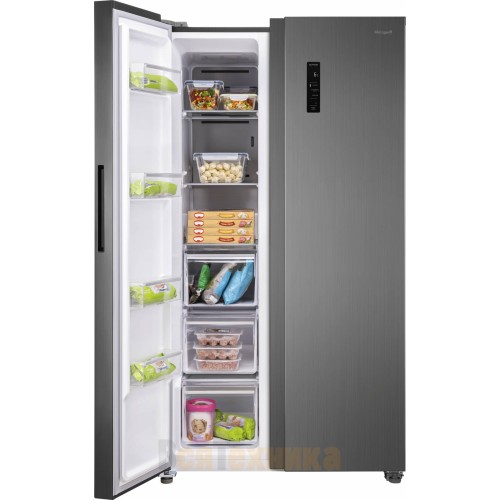 Отдельностоящий холодильник с инвертором Weissgauff WSBS 735 NFX Inverter Professional