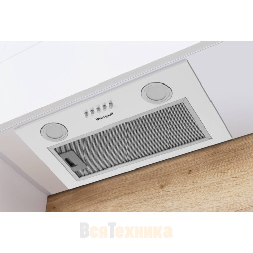 Кухонная встраиваемая вытяжка Weissgauff BOX 452 White