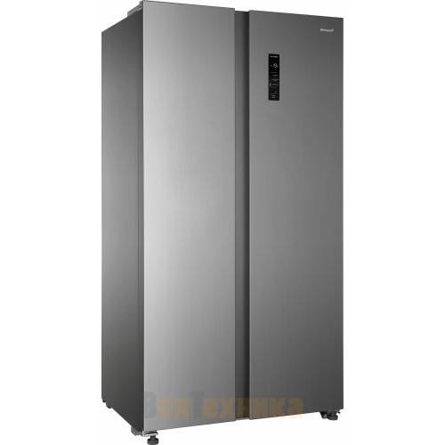 Отдельностоящий холодильник с инвертором Weissgauff WSBS 735 NFX Inverter Professional