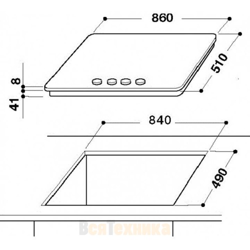 Варочная поверхность WHIRLPOOL GOA9523/NB