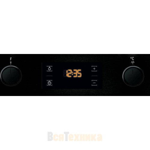 Духовой шкаф Hotpoint FA3 540 JH BL HA: черный цвет, самоочистка