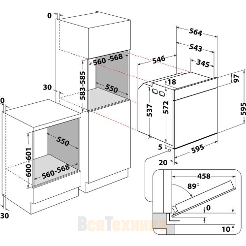 Духовой шкаф Hotpoint 7OFI4 851 SH BL HA