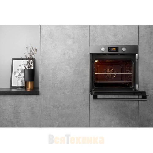 Духовой шкаф Hotpoint FA2 540 H IX HA: цвет inox, самоочистка