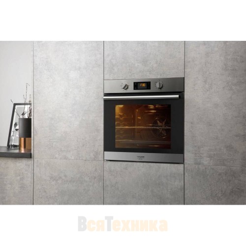 Духовой шкаф Hotpoint FA2 540 H IX HA: цвет inox, самоочистка