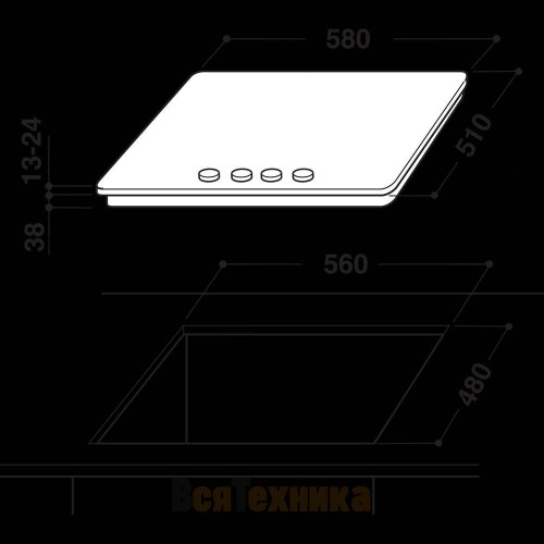 Варочная панель Whirlpool AKR 311/IX