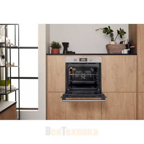 Духовой шкаф Hotpoint FA2 844 JH IX HA: цвет inox, самоочистка