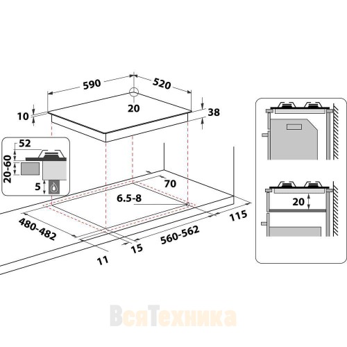 Варочная панель Indesit PN 641 /I (AN)