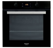 Духовой шкаф Hotpoint FA3 540 JH BL HA: черный цвет, самоочистка