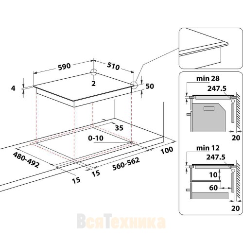 Варочная панель Whirlpool WB B3960 BF