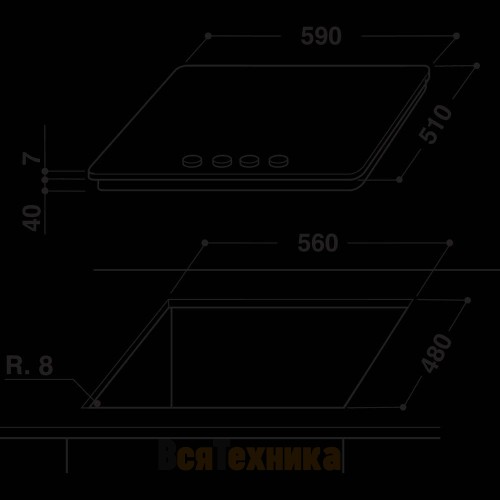 Варочная панель Whirlpool GMA 6422/IXL
